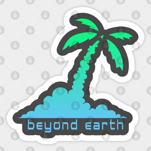 Beyond Earth Sticker by christopper